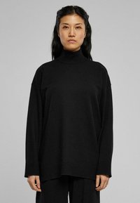 Strikkegenser - black