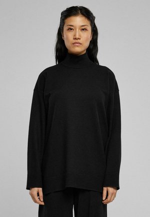 Strickpullover - black