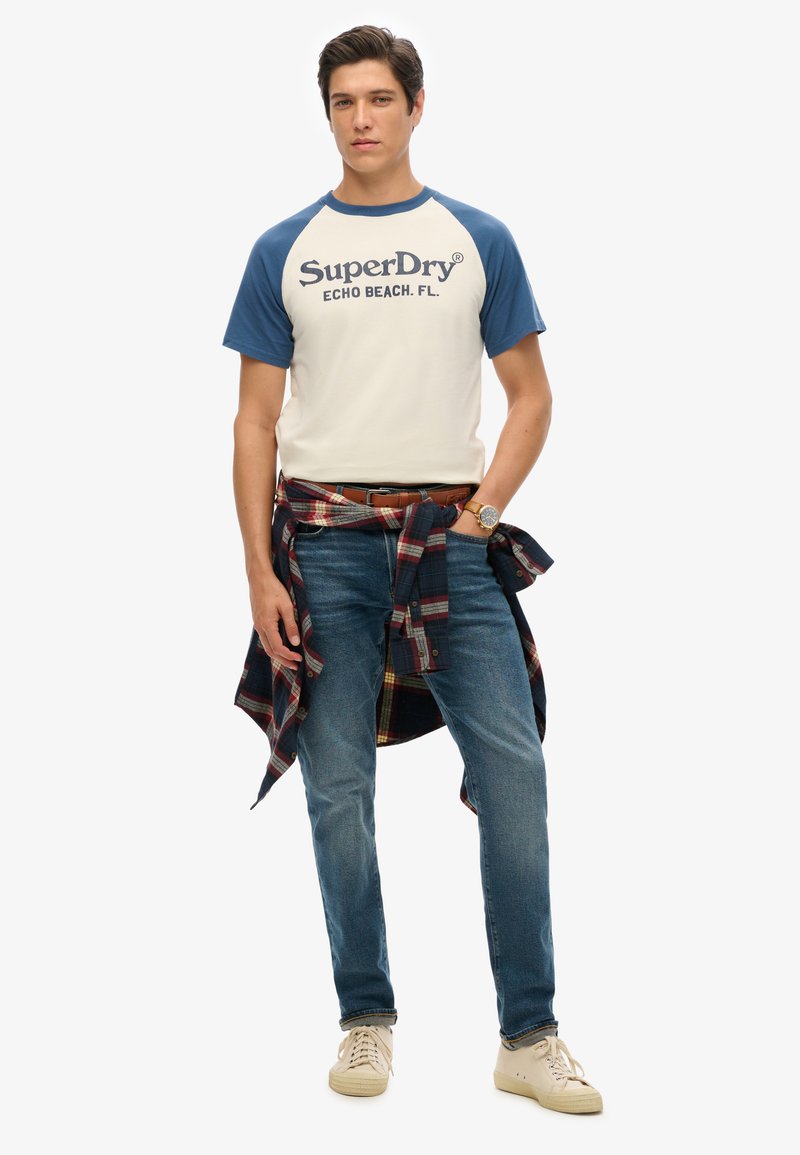 Superdry & Co T-shirt print blauw