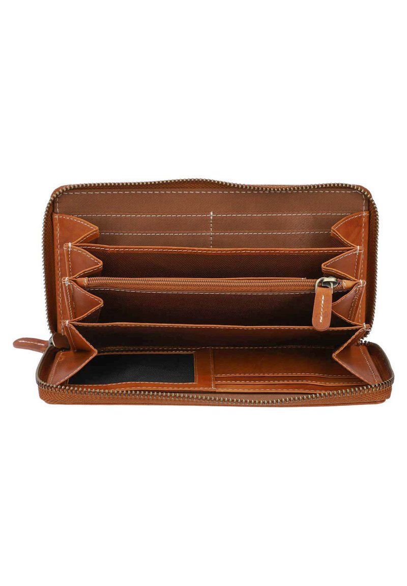Damen Geldbörsen | Gusti Leder CARA Geldbörse braun - UE18430 Damen Geldbörsen | Gusti Leder CARA Geldbörse braun - UE18430