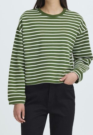 Top s dlouhým rukávem - dark green