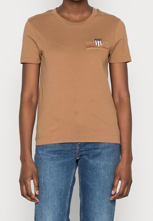 T-shirt print - beige