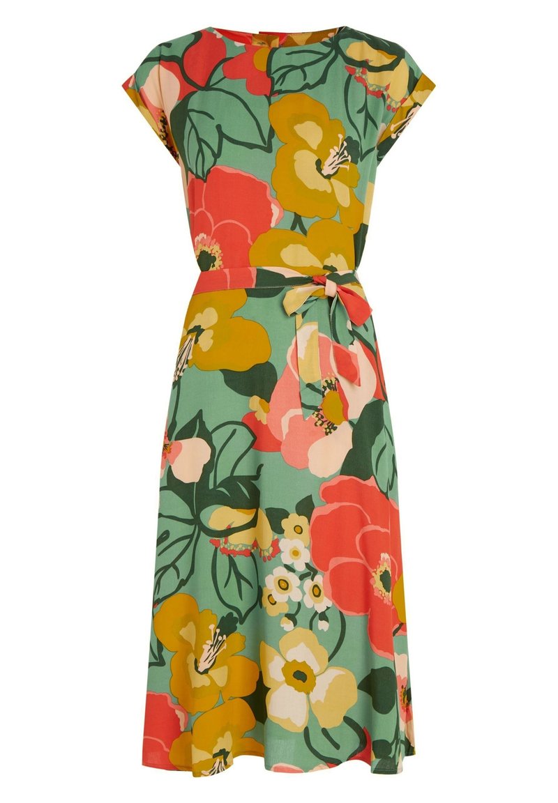 King Louie BETTY LA MONIA Jurk dusty turquoise/turquoise Zalando.be