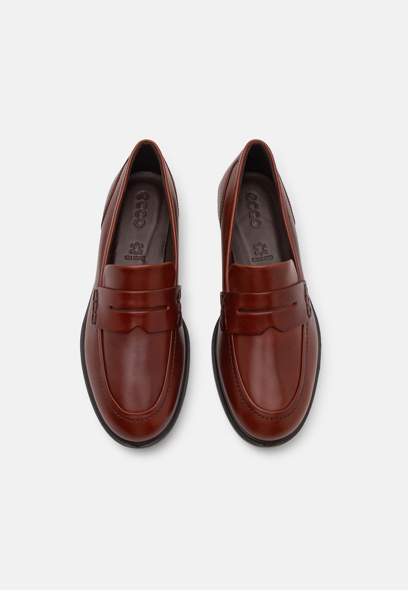 ecco dress classic 15 - Slip-ons - cognac low heel womens black dress shoes