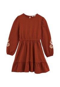 WE Fashion Dnevna haljina - rust brown
