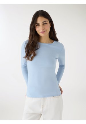 BASIC A TINTA UNIT - Maglietta a manica lunga - celeste
