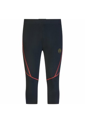 TRIUMPH  - Pantalón 3/4 de deporte - black-yellow