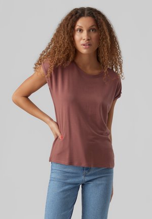 VMAVA PLAIN - Basic T-shirt - rose brown