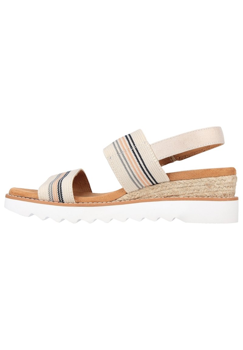 Skechers DESERT KISS HI NTMT - Sandalen met sleehak - beige