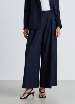 Calliope, PANTALONE LUNGO TINTA UNITA - Pantaloni - blu navy