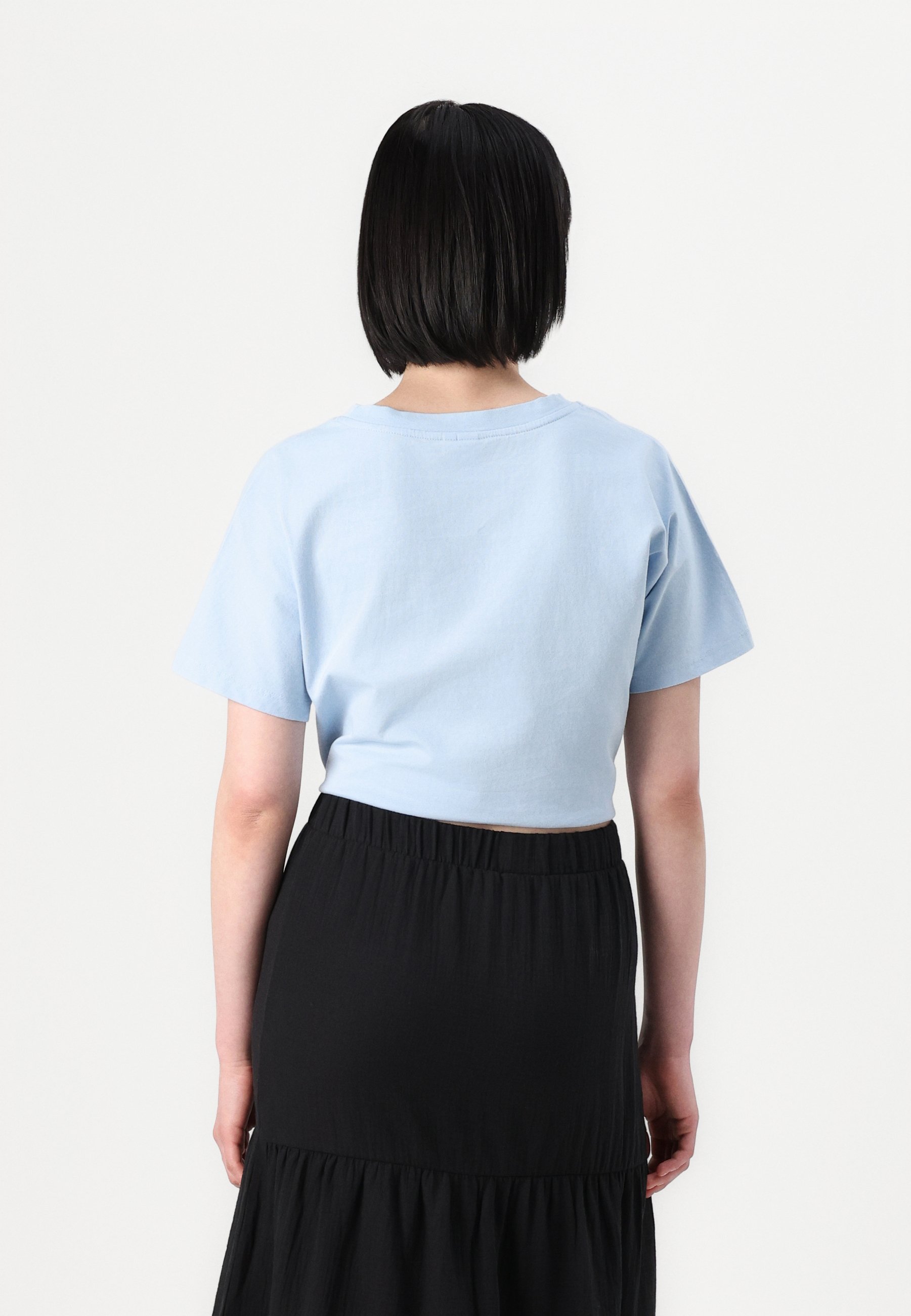 売れ筋商品|||ヤス Tシャツ レディース トップス YASFABIAN KNOT TEE - Print T-shirt - clear sky YASFABIAN Women's Knot Tee Clear Sky Print T-shirt