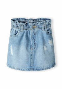 MINOTI - ELASICATED WAIST - Falda acampanada - light blue denim Imagen en miniatura 1