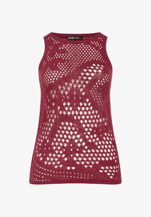Yours Clothing, Top - burgundy
