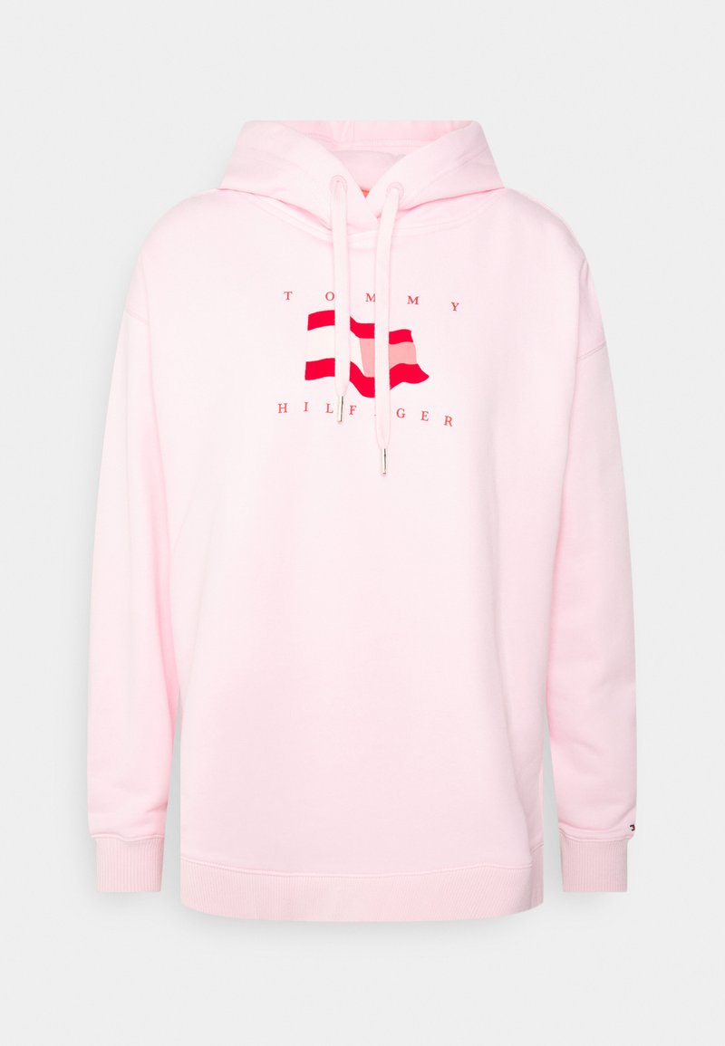 Tommy Hilfiger RELAXED FLAG HOODIE Sweatshirt pastel pink/rosa