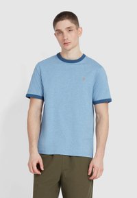 GROVES RINGER - T-Shirt basic - powder blue marl
