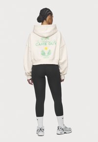 Pegador FLORA LOGO CROPPED JACKET - Sweater met rits - washed coast sand