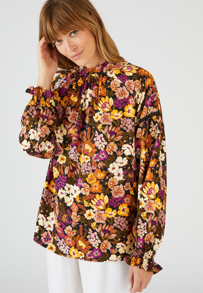 Damart Blouse zwart Damart Blouse zwart