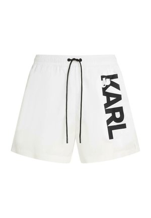 KARL LAGERFELD, LOGO SHORT - Short de bain - white