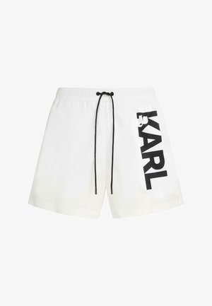 KARL LAGERFELD, LOGO SHORT - Short de bain - white