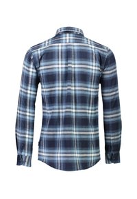 Lindbergh BRUSHED CHECKED  - Camicia - dk blue