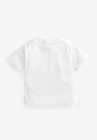 Weißes Kurzarm-T-Shirt aus Baumwolle, mit Rundhalsausschnitt und schlichtem Design ohne sichtbare Logos oder Muster.