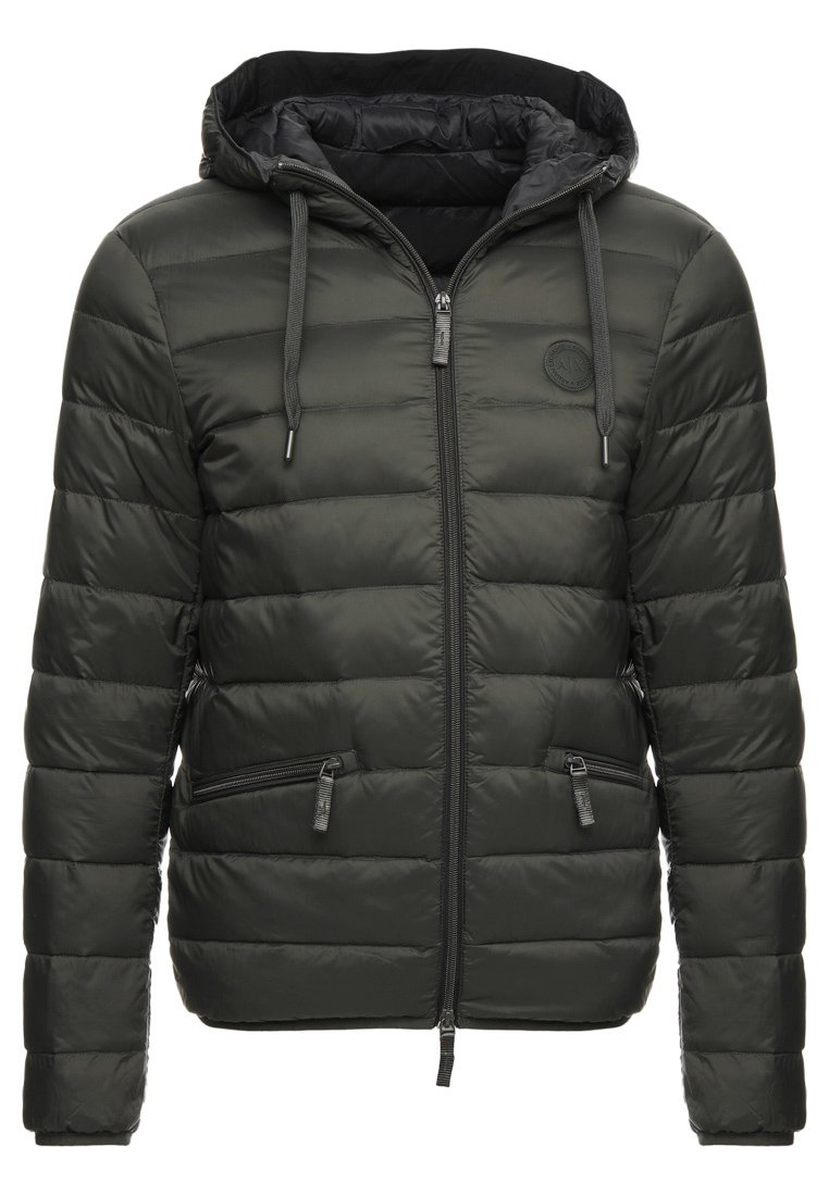 Armani Exchange Gewatteerde jas kaki Armani Exchange Gewatteerde jas kaki