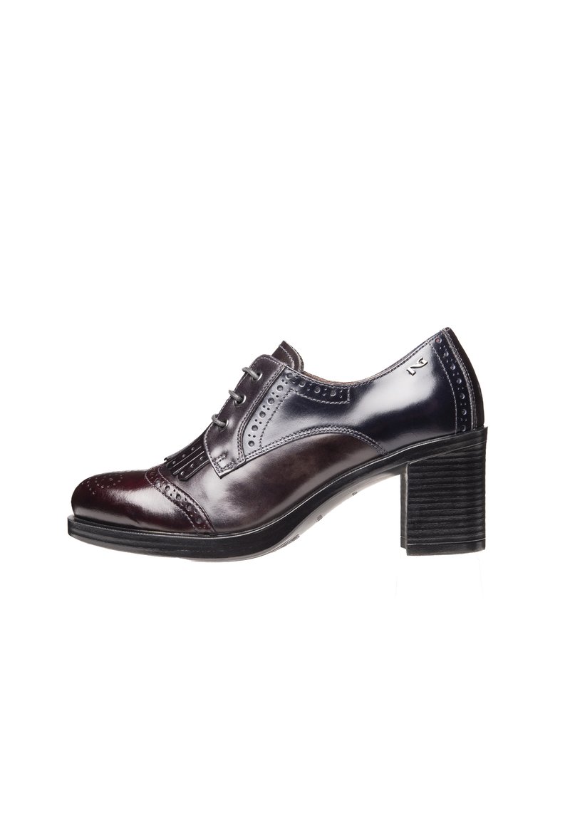 Tacco Scarpe Stringate Donna Nero Scarpe Parigine Nero Giardini