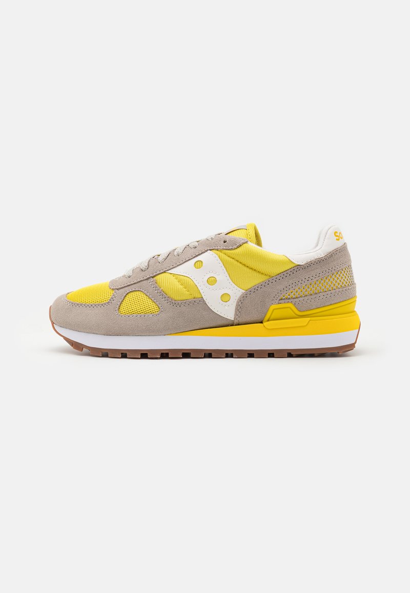 Saucony SHADOW ORIGINAL UNISEX - Sportcipő - yellow/grey