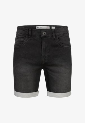 INDICODE JEANS, LONAR - Shorts vaqueros - black