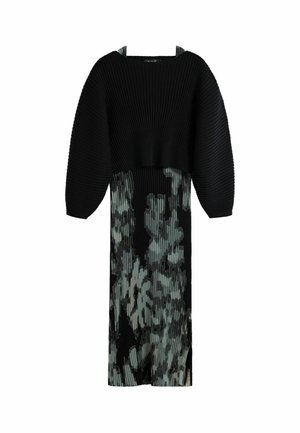Desigual, 2-IN-1 DRESS M.C. LACROIX - Strickkleid - black