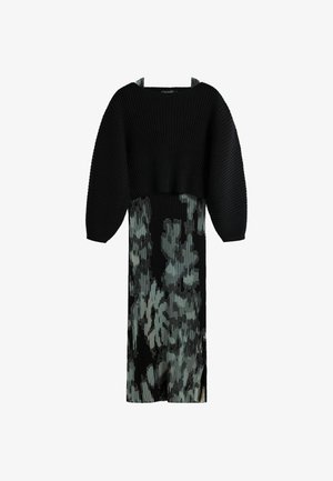 Desigual, 2-IN-1 DRESS M.C. LACROIX - Strickkleid - black