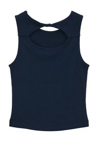 s.Oliver MIT RÜCKENAUSSCHNITT - Top - navy