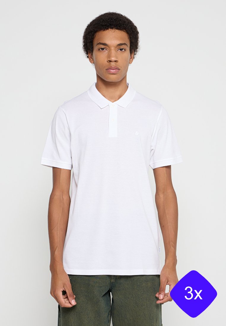 jack & jones Poloshirt wit jack & jones Poloshirt wit