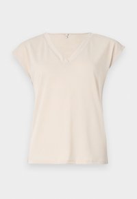 ONLFREE LIFE SS V-NECK JRS NOOS - T-shirt basic - pumice stone