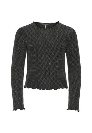 Langærmet T-shirt - noir