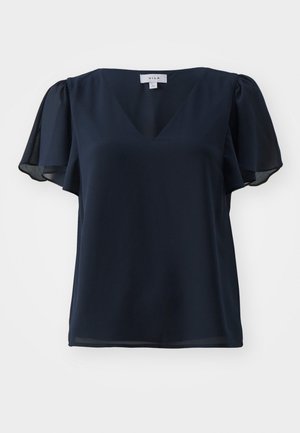 VILA, VIMICADA V NECK  - Blouse - navy blazer