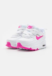 Nike Sportswear AIR MAX 90 EASYON - Sporta apavi - white/laser fuchsia