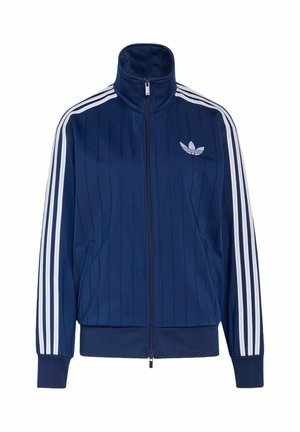 adidas Originals, ADIDAS ORIGINALS PINSTRIPE FIREBIRD LOOSE TRACKTOP - Zip-up sweatshirt - night indigo/white/grey two