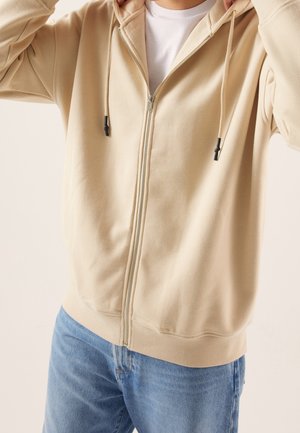Felpa con zip - stone
