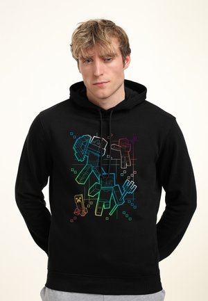 MINECRAFT GRADIENT LINES - Kapuzenpullover - black