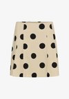 CUTIKA MINI - Jupe trapèze - whitecap black dot