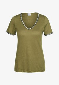 Geselecteerd, khaki multicolor