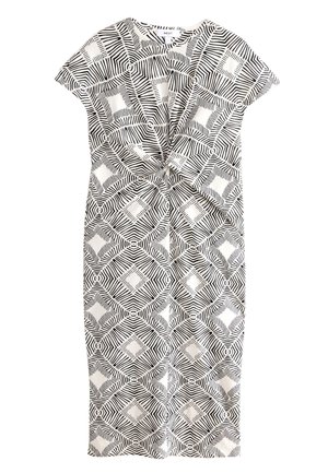 TALL - TWIST - Rochie din jerseu - white black