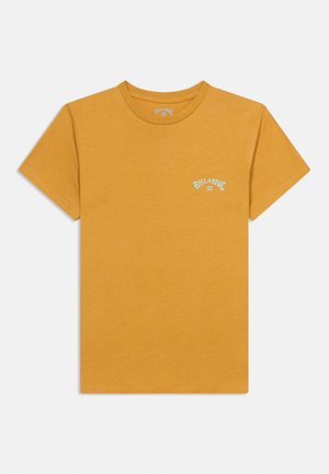 Billabong, ARCH WAVE SS - Тениска с щампа - honey mustard/solid