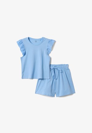 OVS, LIGHT BLUE ORGANIC COTTON PYJAMAS - Nachtwäsche Set - light blue