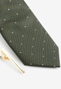 Next TEXTURED WITH 2 PACK REGULAR - Cravată - forest green floral polka dot