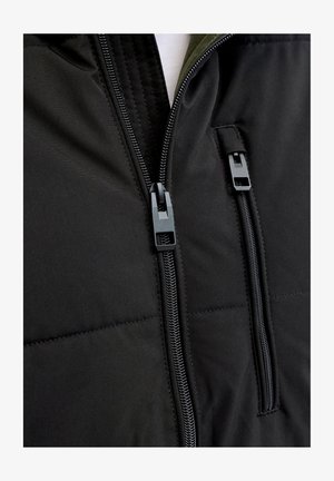 Jack & Jones, JJEOWEN PUFFER SN PLS - Winter jacket - rosindetail:black blocking
