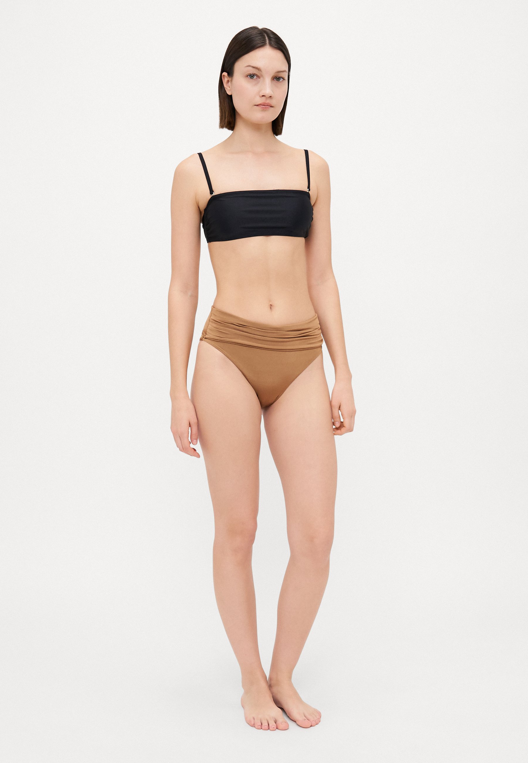 Max Mara Beachwear SALLI - Bikini bottoms - hazelnut brown