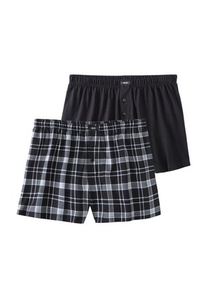 2 PACK - Boxershorts - schwarz   karo