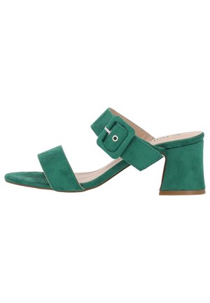 Palado, Mules à talons - green